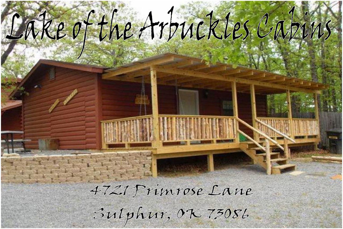 Lake of the Arbuckles Cabins Home